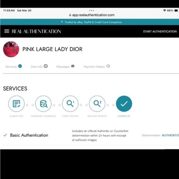 AUTHENTIC! *Barbie--PINK* CHRISTIAN DIOR Lady Dior Large Cannage Lambskin Bag - Picture 16 of 16